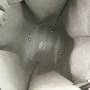 美品 トッズ 2WAY Tタイムレス レザー グレー系 ハンドバッグ 1222【中古】TOD’S