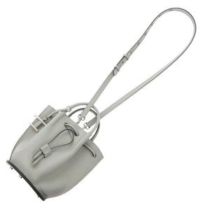 美品 トッズ 2WAY Tタイムレス レザー グレー系 ハンドバッグ 1222【中古】TOD’S