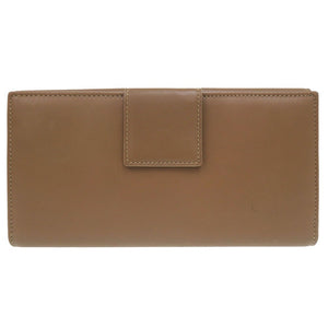 新品同様 ブルガリ コローレ 三つ折り ロングウォレット Wホック 33385 長財布 レザー ブラウン 1242【中古】BVLGARI
