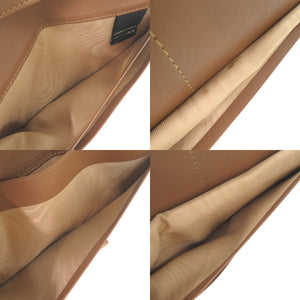 新品同様 ブルガリ コローレ 三つ折り ロングウォレット Wホック 33385 長財布 レザー ブラウン 1242【中古】BVLGARI