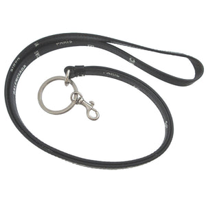 新品同様 バレンシアガ 594548 レザー ブラック 黒 ストラップ付 カードケース コインケース フラグメントケース 1243【中古】BALENCIAGA