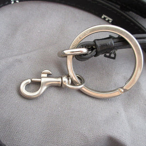 新品同様 バレンシアガ 594548 レザー ブラック 黒 ストラップ付 カードケース コインケース フラグメントケース 1243【中古】BALENCIAGA