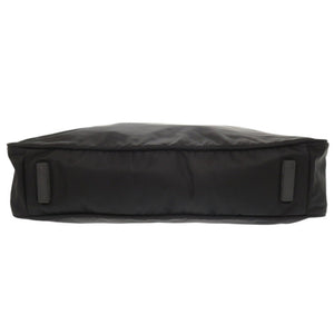 美品 プラダ トライアングルロゴ ナイロン ブラック トートバッグ 黒 1251【中古】PRADA