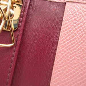 新品同様 ブルガリ ブルガリブルガリ レザー ピンク 6連キーケース 1254【中古】BVLGARI