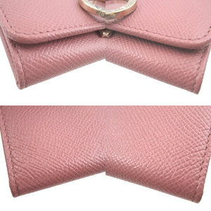 新品同様 ブルガリ ブルガリブルガリ レザー ピンク 6連キーケース 1254【中古】BVLGARI