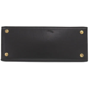 サルヴァトーレフェラガモ ヴァラリボン BA214178 レザー ブラック ハンドバッグ 黒 1262【中古】Salvatore Ferragamo