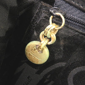 サルヴァトーレフェラガモ ヴァラリボン BA214178 レザー ブラック ハンドバッグ 黒 1262【中古】Salvatore Ferragamo