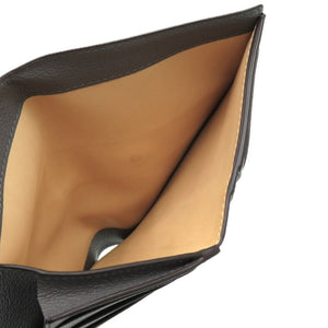 デルボー ブリヨン AB0493 カーフ グレー 灰 三つ折り財布 1282【中古】DELVAUX レディース