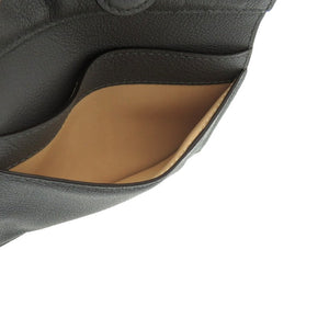 デルボー ブリヨン AB0493 カーフ グレー 灰 三つ折り財布 1282【中古】DELVAUX レディース