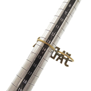 新品同様 クリスチャンディオール J’ADIOR ダブルフィンガーリング メタル サイズM ゴールド リング 指輪 1284【中古】Christian Dior