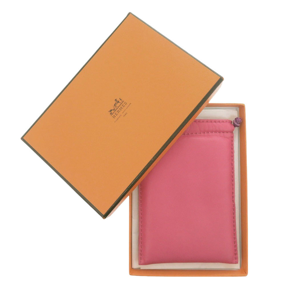 美品 エルメス ポシェットピロー PM アニョーミロ ピンク系 ポーチ 1294【中古】HERMES
