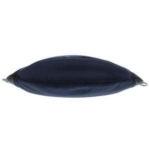 美品 ジミーチュウ KIRT OUQ 193 カーフ ナイロン ネイビー 紺 ボディバッグ 1297【中古】JIMMY CHOO メンズ