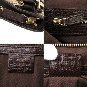 美品 グッチ シェリーライン 144388 GGキャンバス ベージュ ショルダーバッグ 1300【中古】GUCCI