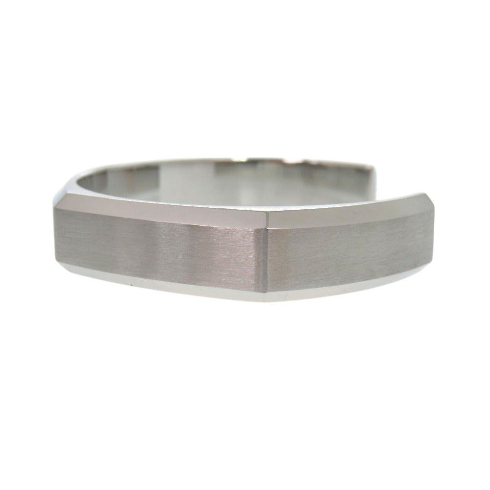 美品 エルメス ツールボックス TOUL BOX バングル Hモチーフ カフ ブレスレット ステンレススチール シルバー 1314【中古】HERMES