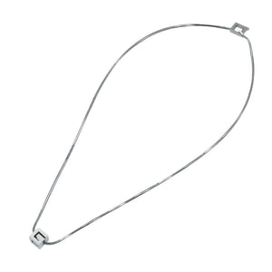 グッチ Gロゴ キューブ K18WG ネックレス ホワイトゴールド 750 ジュエリー 1320【中古】GUCCI