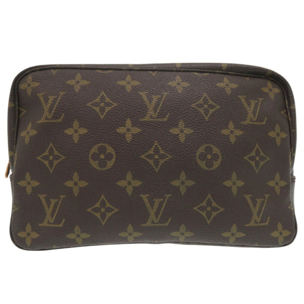 美品 ルイ ヴィトン アクセサリーポーチ 小物入れ セカンドバッグ トゥルースワレット M47524 ポーチ モノグラム ブラウン LV 1324【中古】LOUIS VUITTON