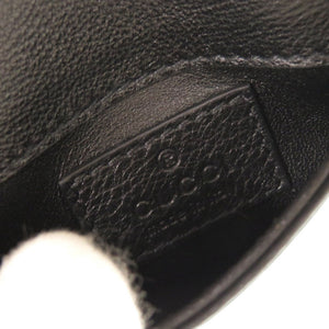新品同様 グッチ ブロンディ 698635 レザー ブラック ショルダーバッグ ショルダーポーチ 黒 1336【中古】GUCCI