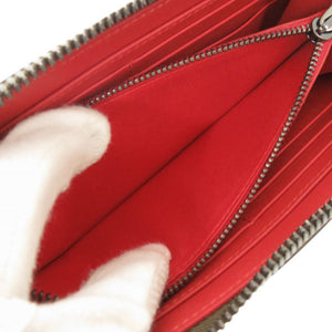 新品同様 クリスチャンルブタン パネトーネ 1165044 レザー BALMORE カーキ ラウンドファスナー 長財布 1337【中古】Christian Louboutin