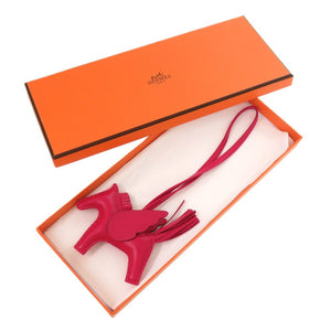 新品同様 エルメス ロデオペガサスPM アニューミロ フランボワーズ B刻印(2023年製) バッグチャーム 1340【中古】HERMES