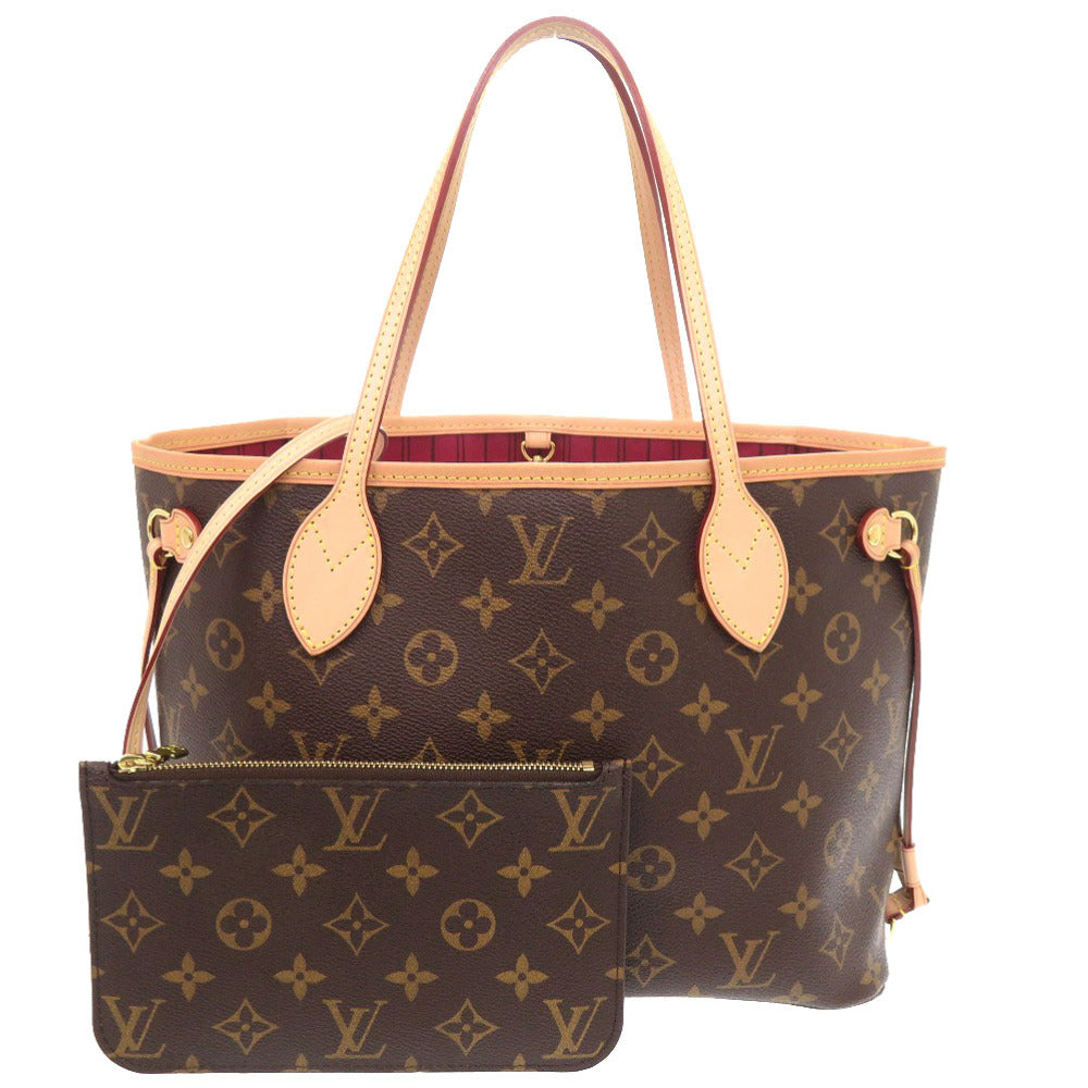 新品同様 ルイ ヴィトン ネヴァーフルPM モノグラム フューシャ M41001 トートバッグ LV 1363 【中古】 LOUIS VUITTON