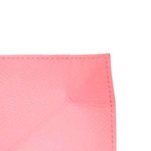 新品同様 エルメス ルヴァンキャトル ヴォーエプソン ローズコンフェッティ シルバー金具 X刻印 コインケース 財布 1381【中古】HERMES