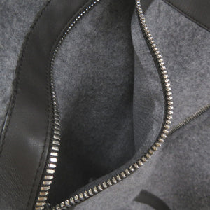 美品 エルメス ニット フーデッド ジップアップパーカー 32-5733 パーカー ウール カシミヤ グレー 1383【中古】HERMES