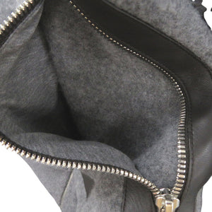 美品 エルメス ニット フーデッド ジップアップパーカー 32-5733 パーカー ウール カシミヤ グレー 1383【中古】HERMES