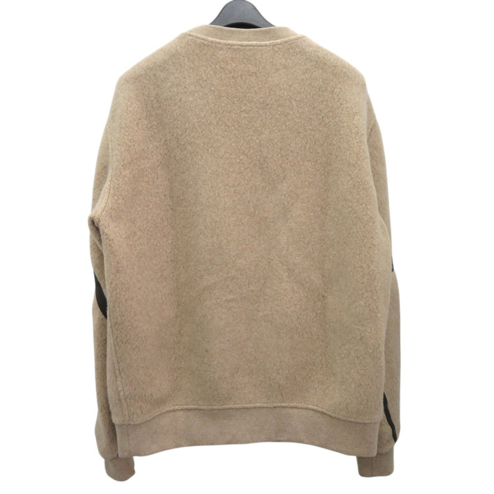美品 エルメス クルーネック ニット プルオーバー スウェット パイピング Crewneck sweater ウール カシミヤ 1384【中古】HERMES