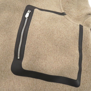 美品 エルメス クルーネック ニット プルオーバー スウェット パイピング Crewneck sweater ウール カシミヤ 1384【中古】HERMES