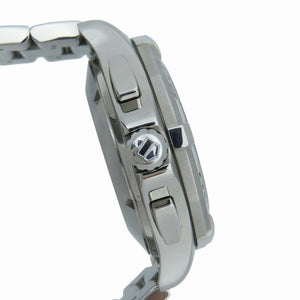 美品 タグホイヤー アクアレーサー クロノグラフ CAP2110 自動巻き 腕時計 SS ブラック 黒文字盤 1386【中古】TAG HEUER メンズ