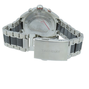 新品同様 タグホイヤー フォーミュラ1 カリブル16 CAZ2012-0 自動巻き 腕時計 SS グレー 1385【中古】TAG HEUER メンズ