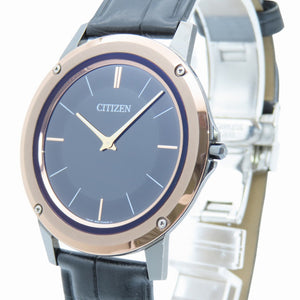 美品 シチズン
 エコドライブ ワン AR5025-08E 腕時計
 ステンレススチール ブラック 1388
【中古】CITIZEN メンズ