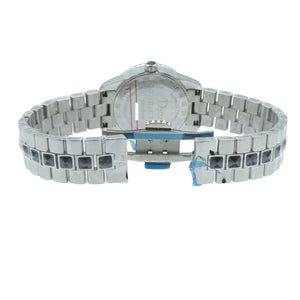 新品同様 ディオール クリスタル ダイヤベゼル CD112116 クオーツ 腕時計 SS/ダイヤモンド ブラック 黒文字盤 1390【中古】Dior レディース