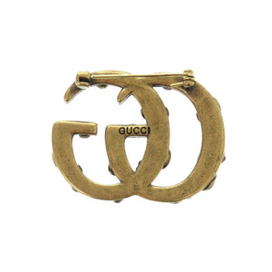 美品 グッチ メタル マルチカラー ブローチ 1434【中古】GUCCI