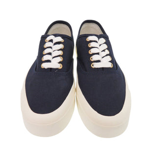 未使用 メゾンキツネ CU04706WW9000 P480 キャンバス ラバー ネイビー スニーカー 1436【中古】MAISON KITSUNE