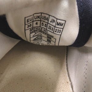 未使用 メゾンキツネ CU04706WW9000 P480 キャンバス ラバー ネイビー スニーカー 1436【中古】MAISON KITSUNE