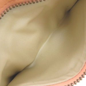 未使用 メゾンキツネ ストラップ付 IU05528LC0025 レザー ピンク 財布 コインケース 1438【中古】MAISON KITSUNE