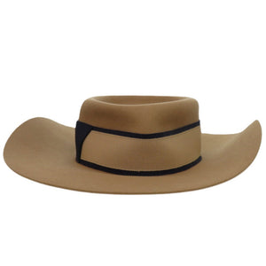 新品同様 エルメス ラパン コットン フェルト ベージュ ハット 帽子 茶 1442【中古】HERMES