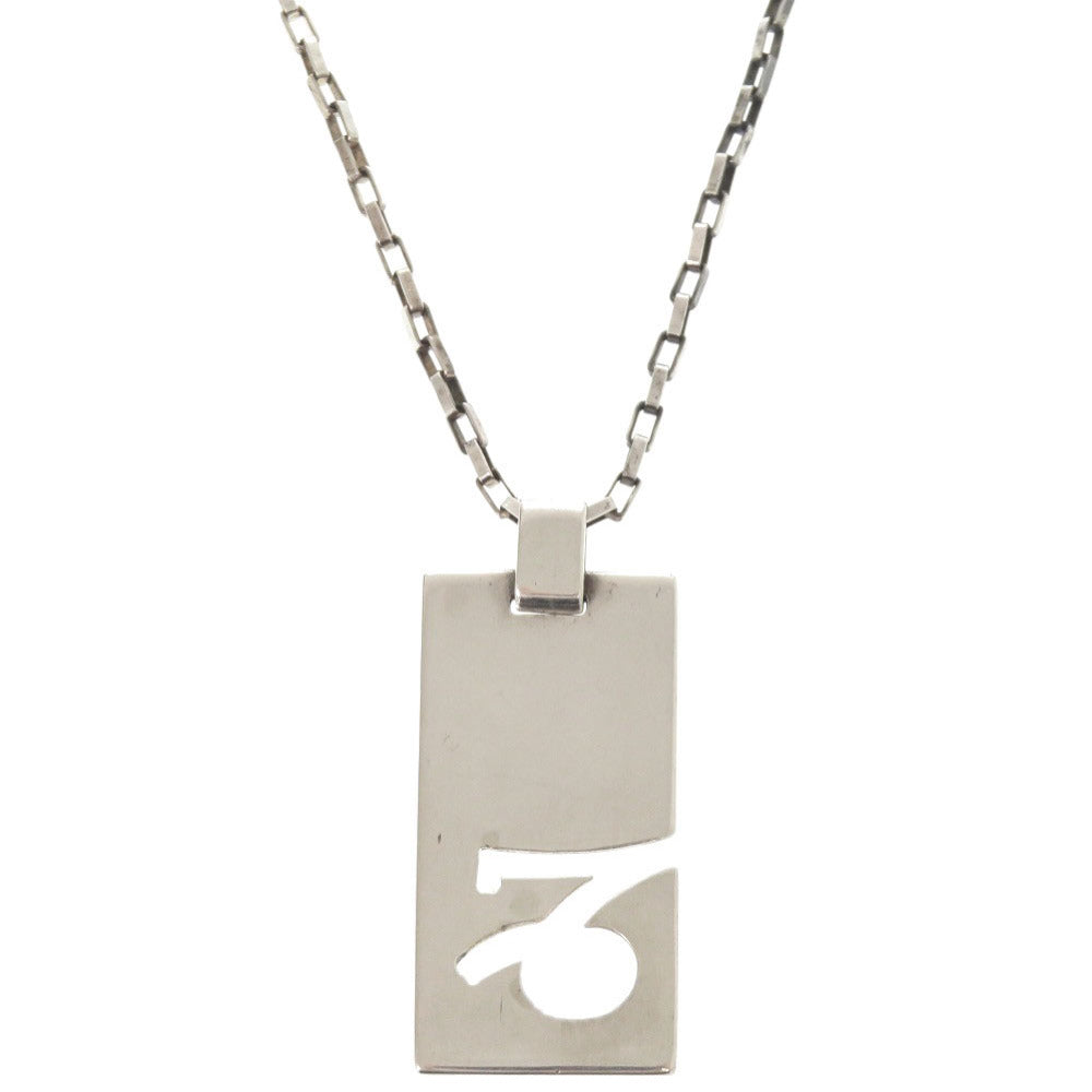 美品 グッチ 星座 CAPRICORN やぎ座 シルバー925 ネックレス 1443【中古】GUCCI メンズ