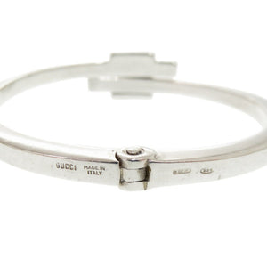 美品 グッチ シルバー925 バングル ブレスレット 1446【中古】GUCCI
