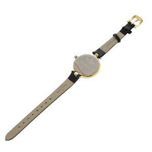 新品同様 ケイトスペード ホランド 1YRU0811 SS レザー ゴールド ブラック クオーツ 腕時計 1451【中古】Kate Spade