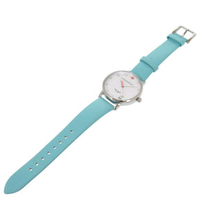 新品同様 ケイトスペード KSW1104 SS レザー ホワイト 白文字盤 クオーツ 腕時計 1456【中古】Kate Spade