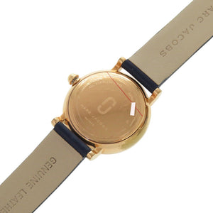 マークバイマークジェイコブス クラシック MJ1628 ネイビー SS レザー クオーツ 腕時計 1461【中古】MARC BY MARC JACOBS
