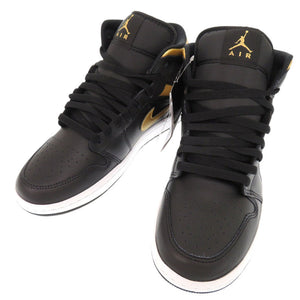 未使用品 ナイキ AIR JORDAN 1 MID サイズ8 DQ8426-071 レザー ブラック ゴールド ハイカットスニーカー スニーカー 1475【中古】NIKE メンズ