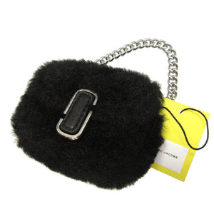 未使用 マークジェイコブス THE TEDDY NANO J MARC CHARM 2F3SCP007S08 ポリエステル フェイクファー ブラック 黒 バッグチャーム キーホルダー 1476【中古】MARC JACOBS