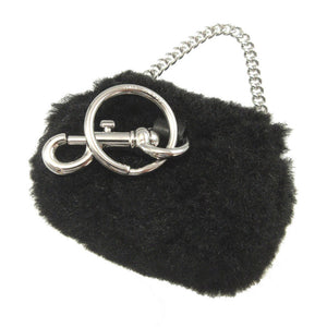 未使用 マークジェイコブス THE TEDDY NANO J MARC CHARM 2F3SCP007S08 ポリエステル フェイクファー ブラック 黒 バッグチャーム キーホルダー 1476【中古】MARC JACOBS