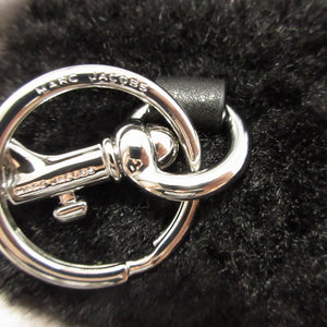 未使用 マークジェイコブス THE TEDDY NANO J MARC CHARM 2F3SCP007S08 ポリエステル フェイクファー ブラック 黒 バッグチャーム キーホルダー 1476【中古】MARC JACOBS