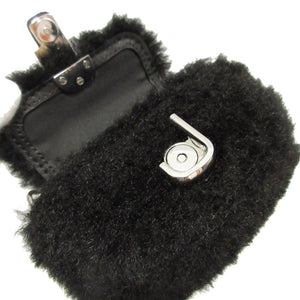 未使用 マークジェイコブス THE TEDDY NANO J MARC CHARM 2F3SCP007S08 ポリエステル フェイクファー ブラック 黒 バッグチャーム キーホルダー 1476【中古】MARC JACOBS