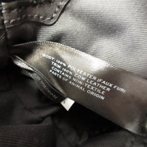 未使用 マークジェイコブス THE TEDDY NANO J MARC CHARM 2F3SCP007S08 ポリエステル フェイクファー ブラック 黒 バッグチャーム キーホルダー 1476【中古】MARC JACOBS