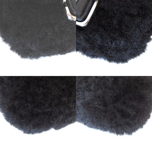 未使用 マークジェイコブス THE TEDDY NANO J MARC CHARM 2F3SCP007S08 ポリエステル フェイクファー ブラック 黒 バッグチャーム キーホルダー 1476【中古】MARC JACOBS